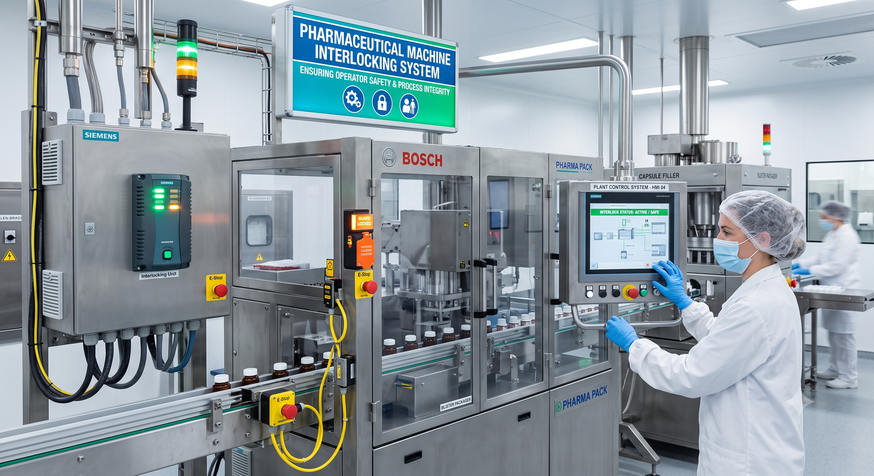 Pharmaceutical Machine Interlocking System